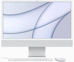 Komputer All in One Apple iMac 2021 Srebrny (MGTF3ZEA) 